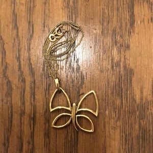 Butterfly pendant necklace 925